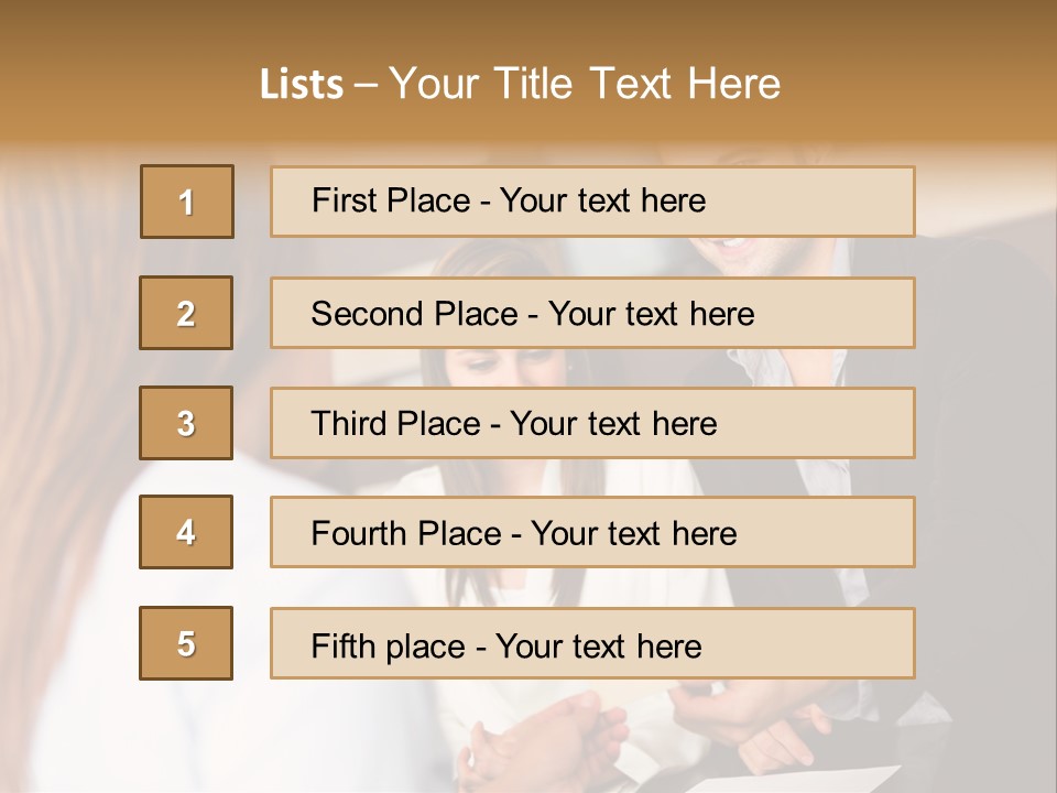 Lounge Joyful Economy PowerPoint Template