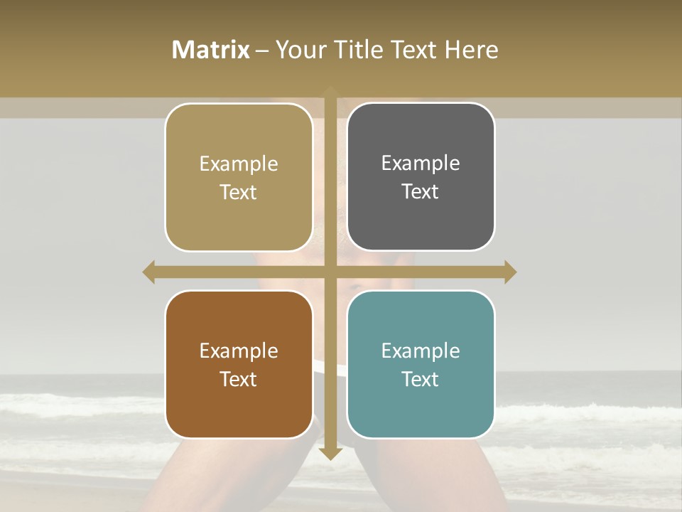 Nude Seductive Alone PowerPoint Template