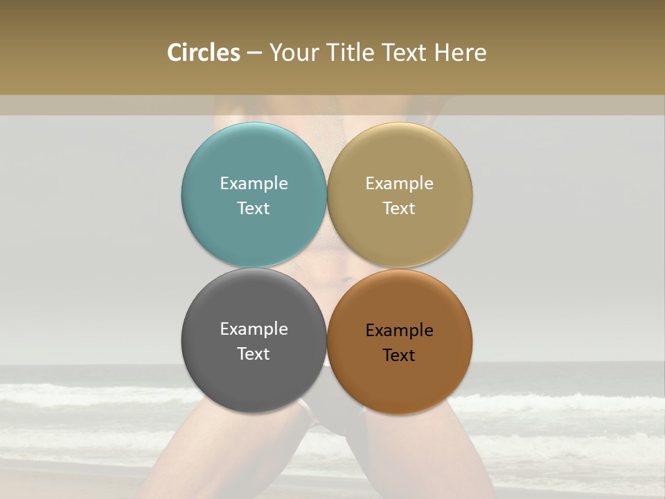 Nude Seductive Alone PowerPoint Template