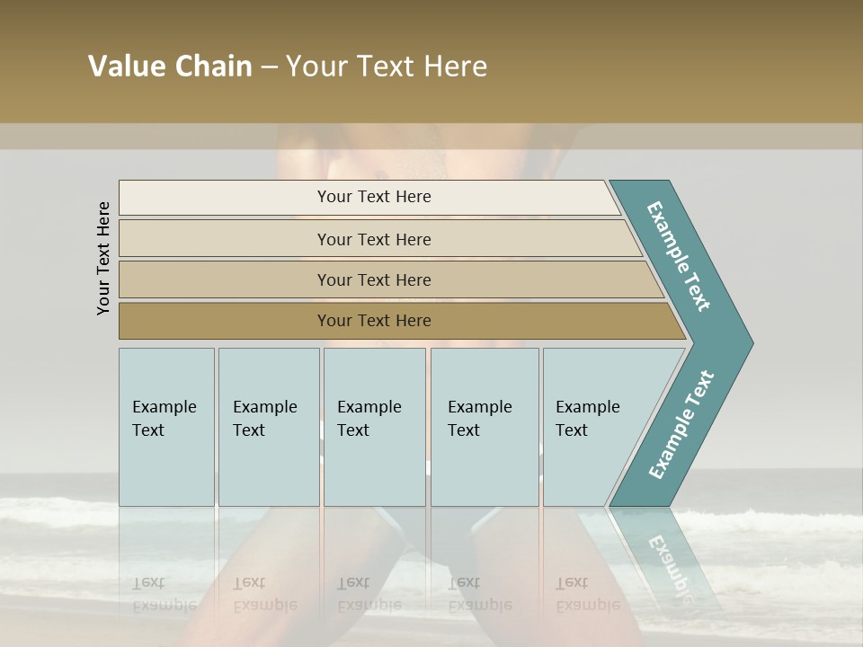 Nude Seductive Alone PowerPoint Template