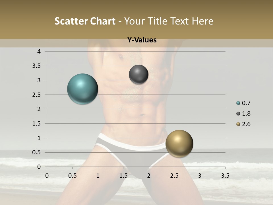 Nude Seductive Alone PowerPoint Template