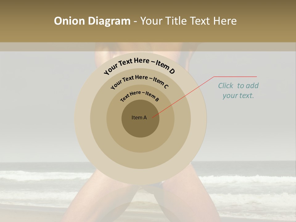 Nude Seductive Alone PowerPoint Template