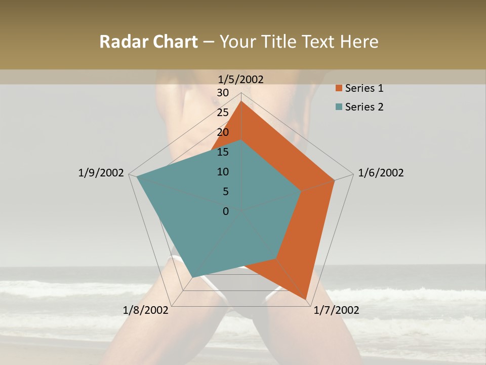 Nude Seductive Alone PowerPoint Template