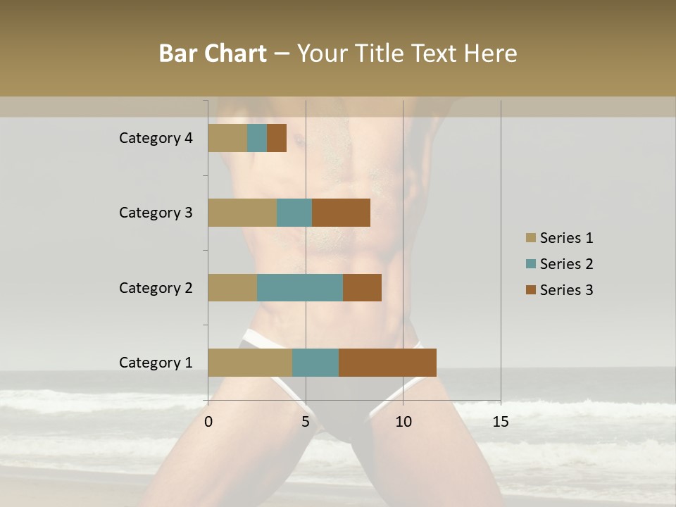 Nude Seductive Alone PowerPoint Template