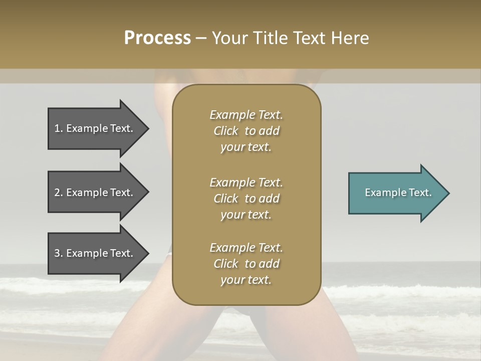 Nude Seductive Alone PowerPoint Template