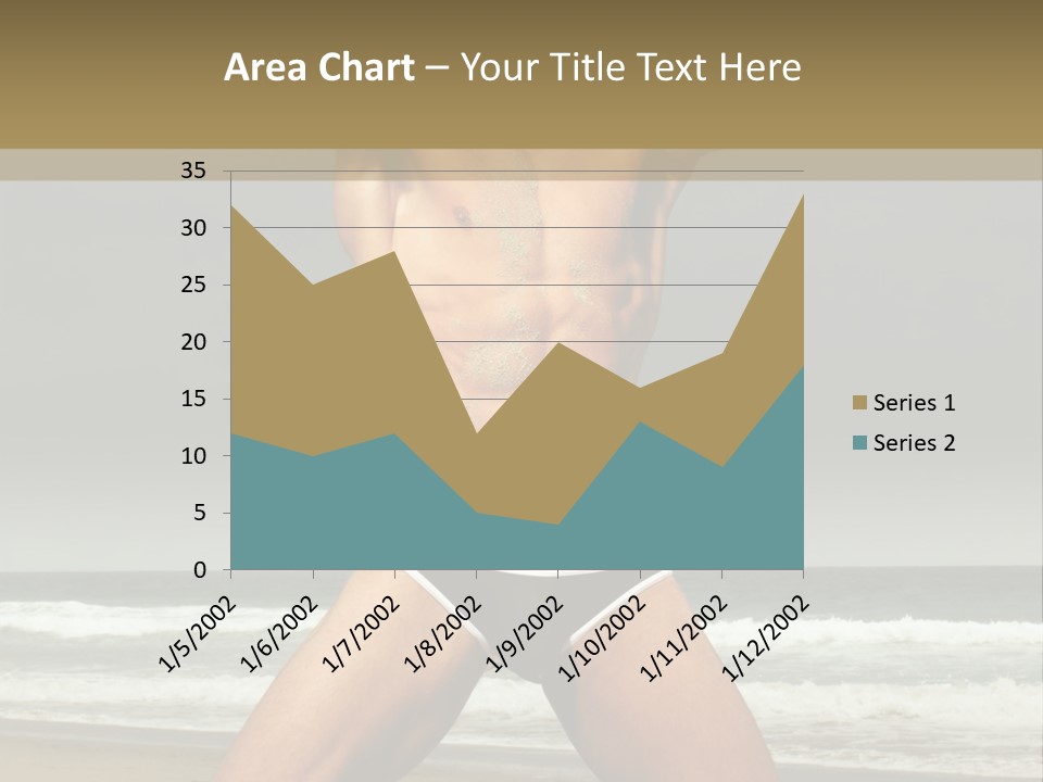 Nude Seductive Alone PowerPoint Template