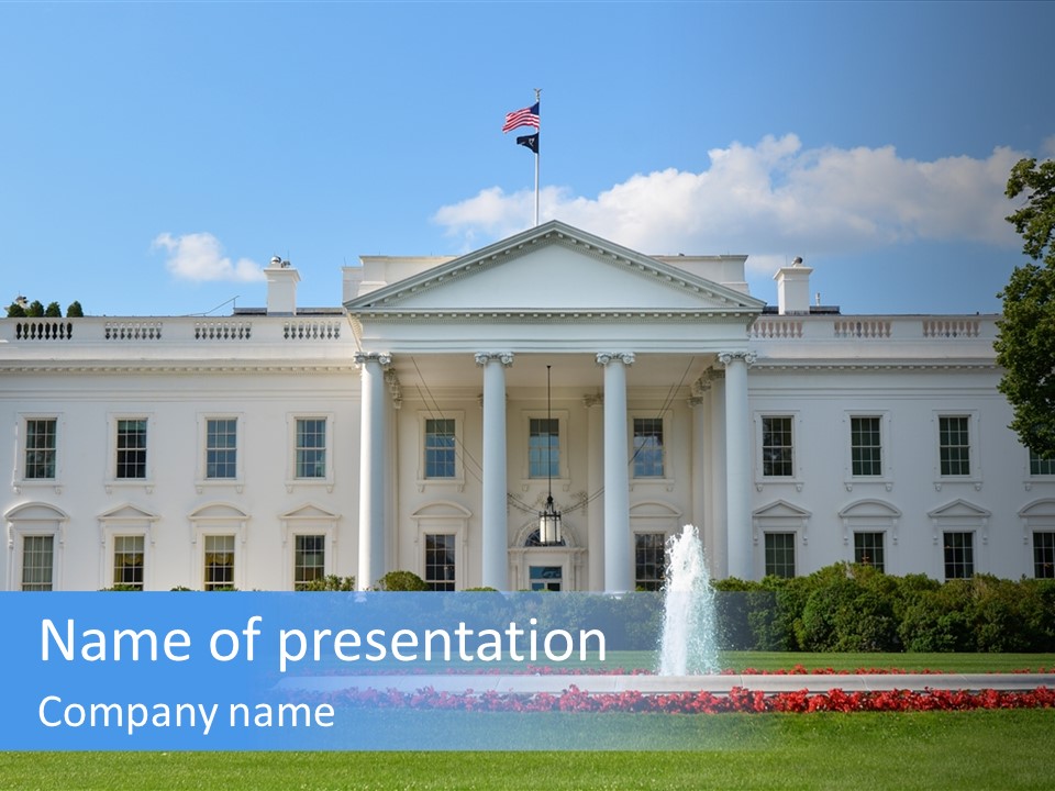 History Columns Landmark PowerPoint Template