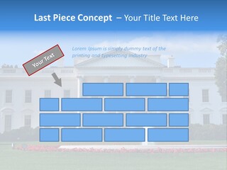 History Columns Landmark PowerPoint Template