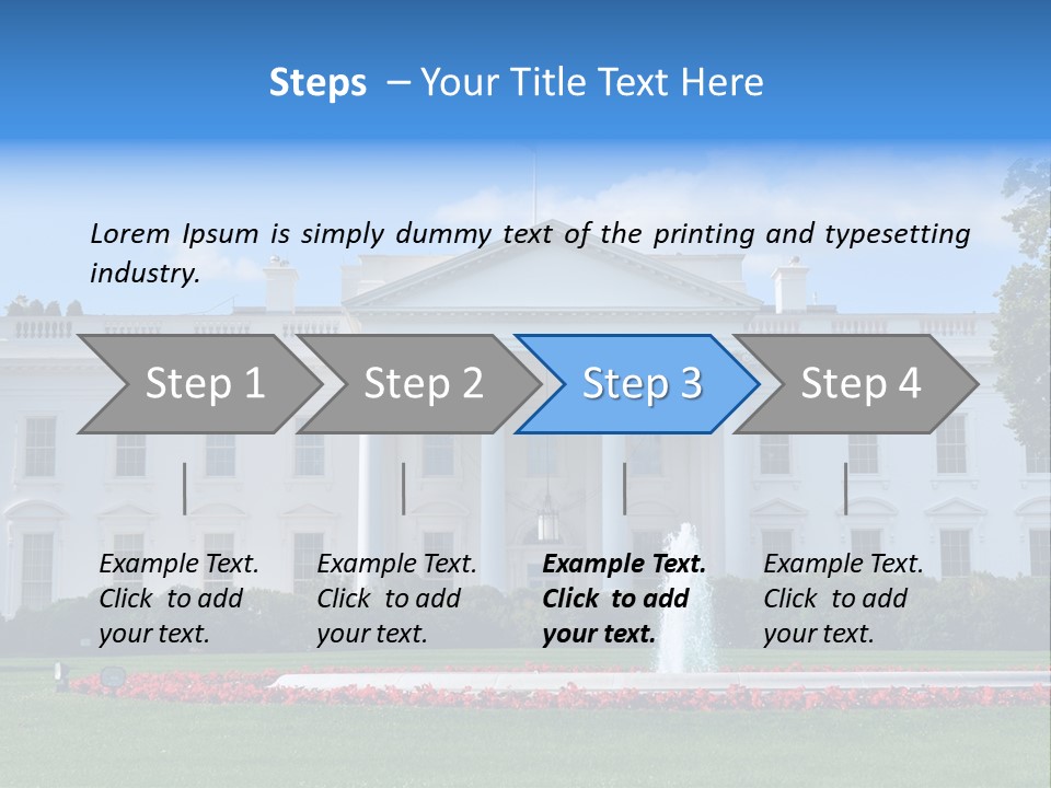 History Columns Landmark PowerPoint Template
