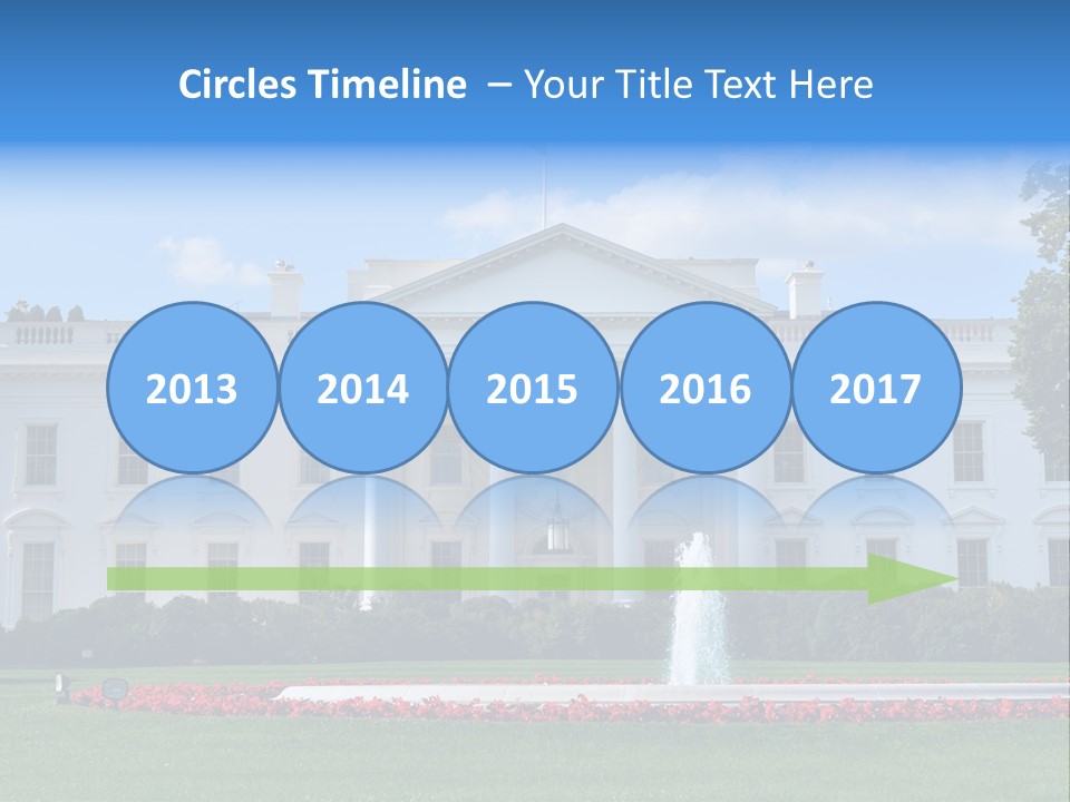 History Columns Landmark PowerPoint Template
