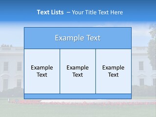 History Columns Landmark PowerPoint Template