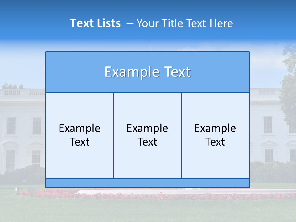 History Columns Landmark PowerPoint Template