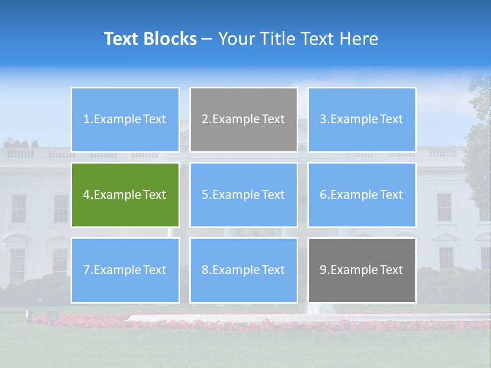 History Columns Landmark PowerPoint Template