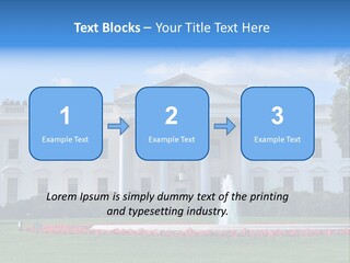 History Columns Landmark PowerPoint Template