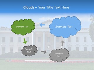History Columns Landmark PowerPoint Template