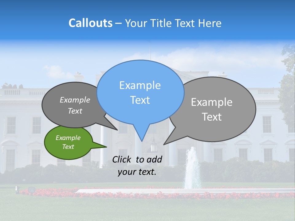 History Columns Landmark PowerPoint Template
