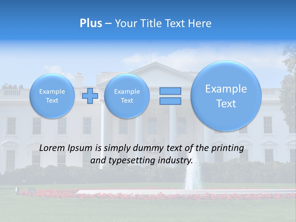 History Columns Landmark PowerPoint Template