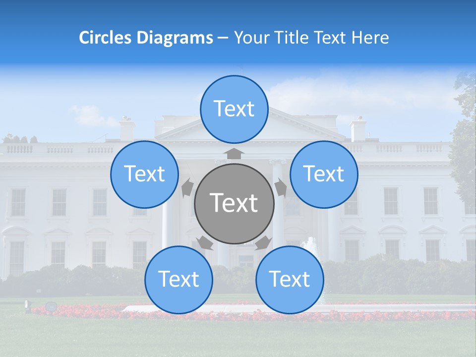 History Columns Landmark PowerPoint Template