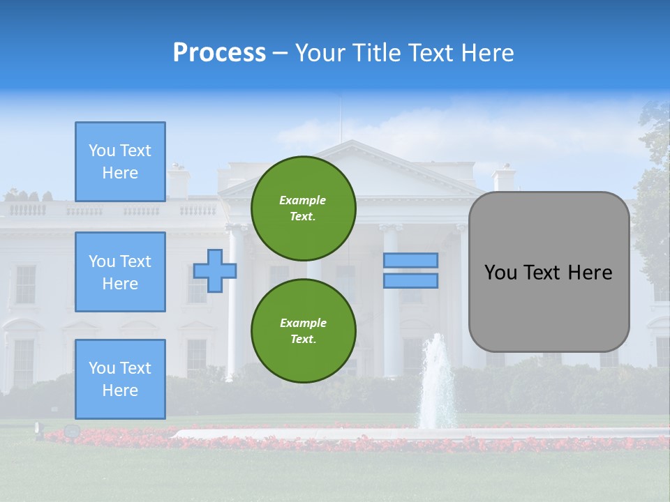 History Columns Landmark PowerPoint Template