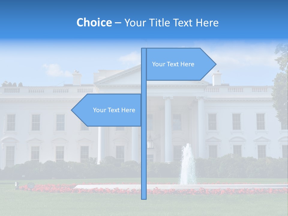 History Columns Landmark PowerPoint Template