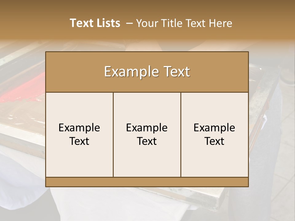 A Person Using A Stamper On A Piece Of Paper PowerPoint Template