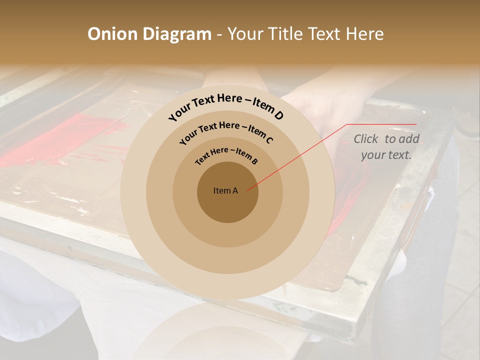 A Person Using A Stamper On A Piece Of Paper PowerPoint Template