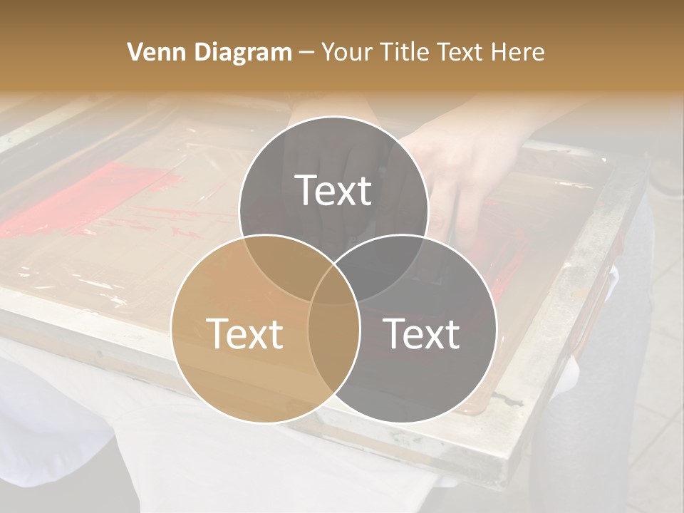 A Person Using A Stamper On A Piece Of Paper PowerPoint Template