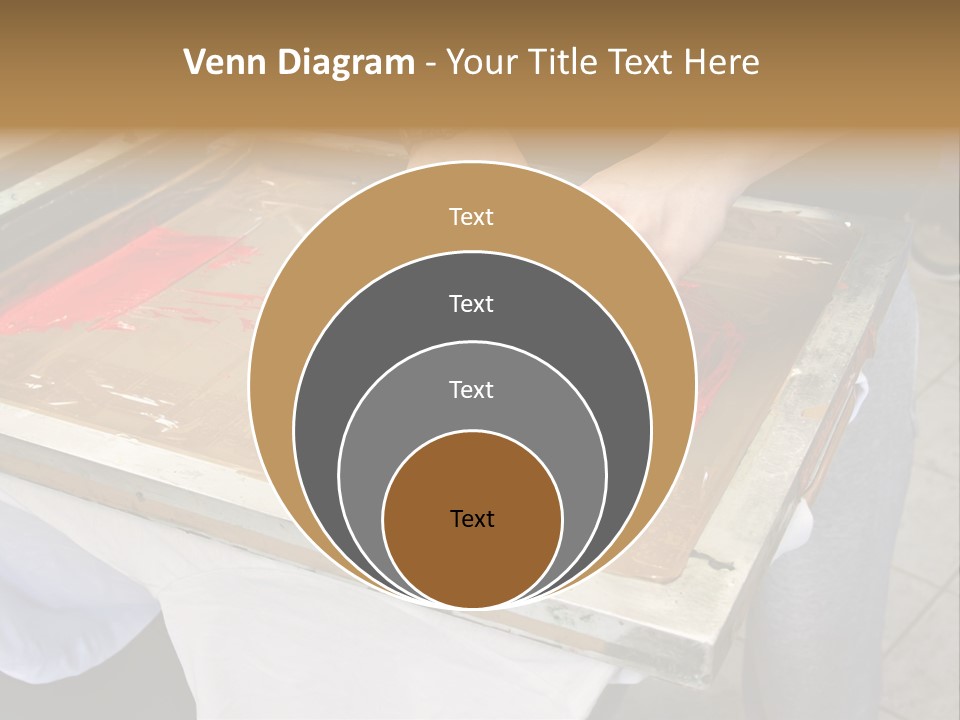 A Person Using A Stamper On A Piece Of Paper PowerPoint Template