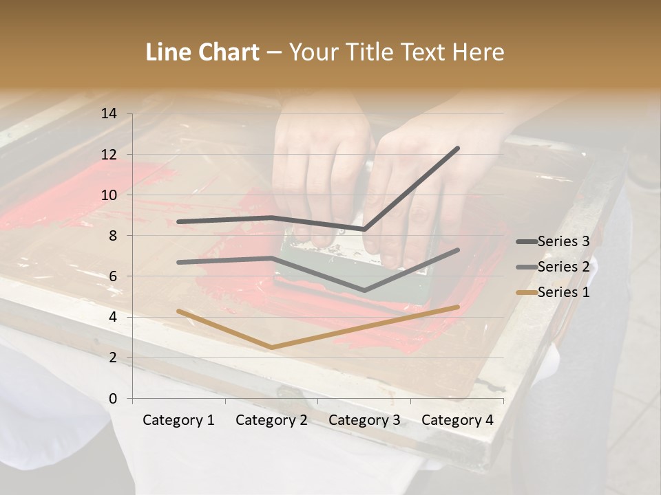 A Person Using A Stamper On A Piece Of Paper PowerPoint Template