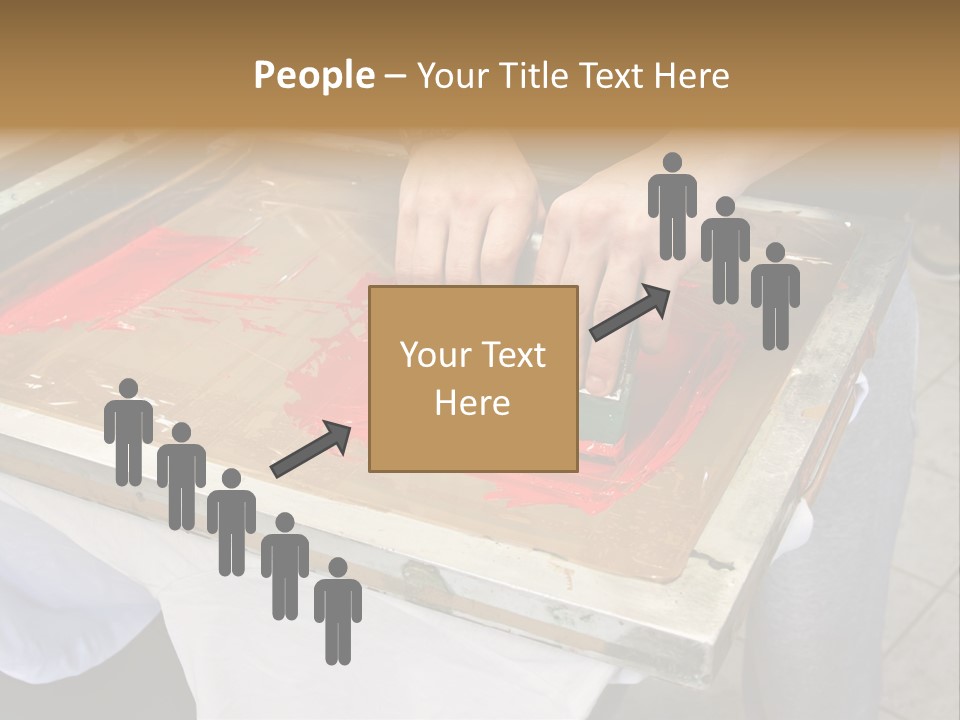 A Person Using A Stamper On A Piece Of Paper PowerPoint Template