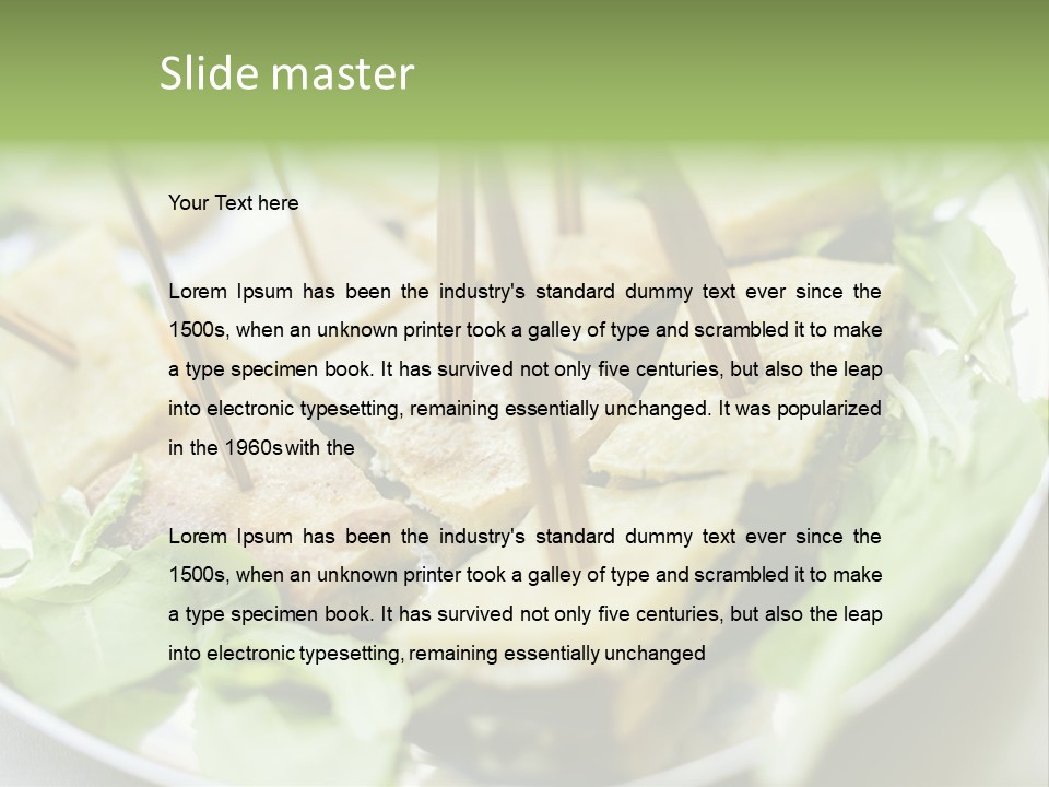 Blueprint Standing Career PowerPoint Template