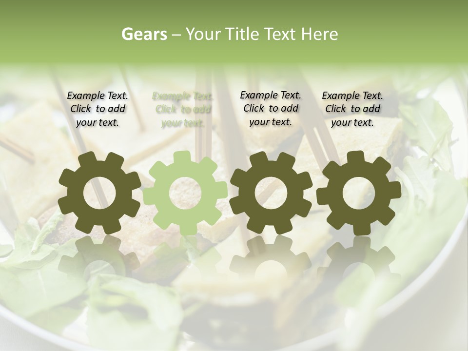 Blueprint Standing Career PowerPoint Template