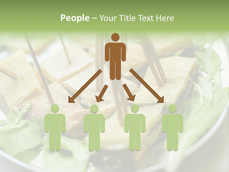 Blueprint Standing Career PowerPoint Template