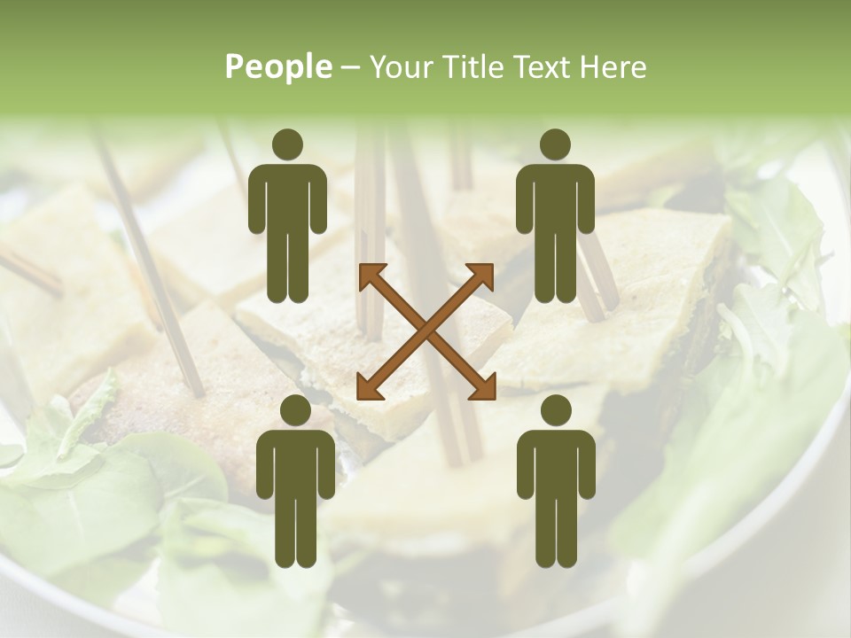 Blueprint Standing Career PowerPoint Template