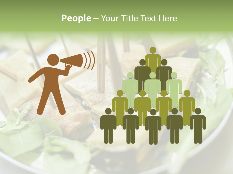 Blueprint Standing Career PowerPoint Template