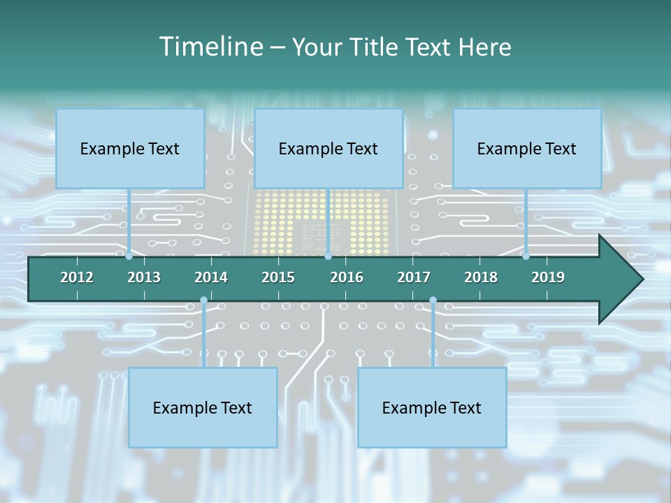 Futuristic Main Board Equipment PowerPoint Template