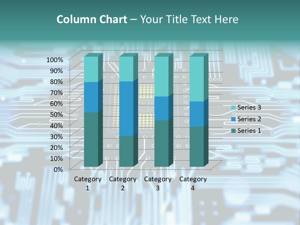 Futuristic Main Board Equipment PowerPoint Template