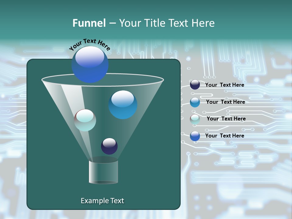 Futuristic Main Board Equipment PowerPoint Template