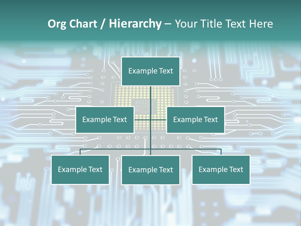 Futuristic Main Board Equipment PowerPoint Template