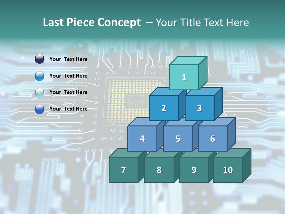 Futuristic Main Board Equipment PowerPoint Template