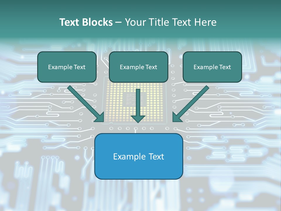Futuristic Main Board Equipment PowerPoint Template