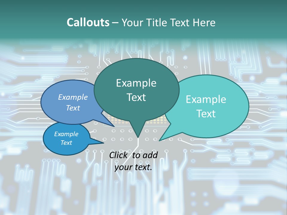 Futuristic Main Board Equipment PowerPoint Template