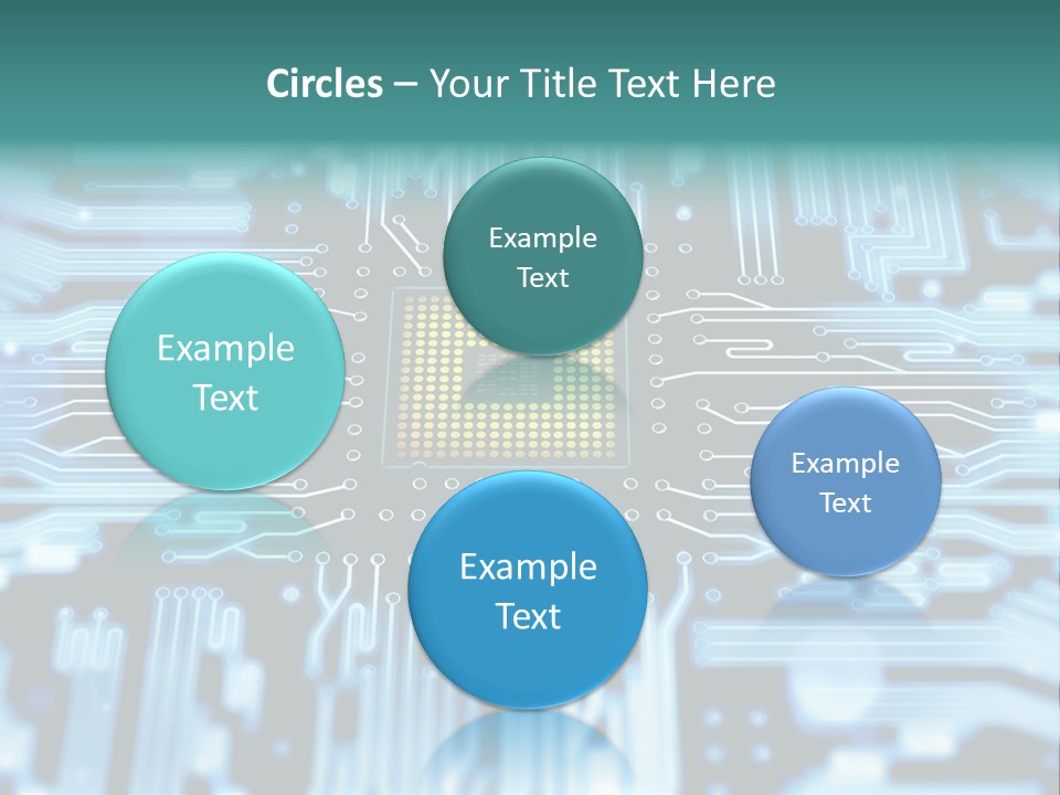 Futuristic Main Board Equipment PowerPoint Template