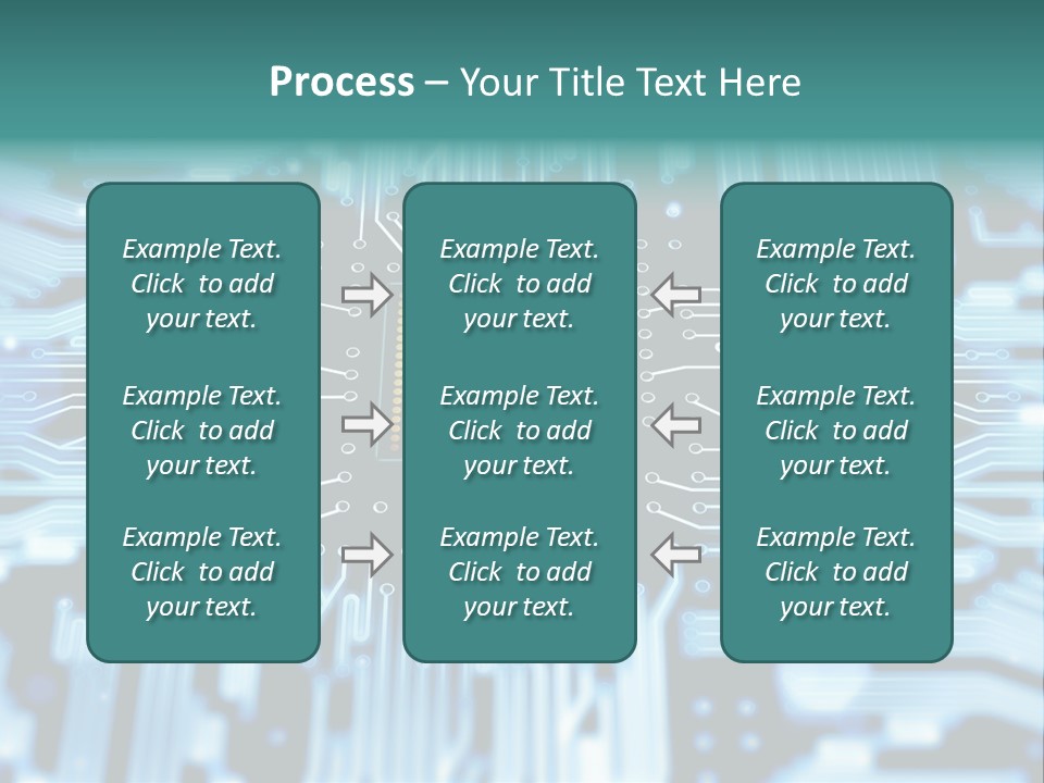 Futuristic Main Board Equipment PowerPoint Template