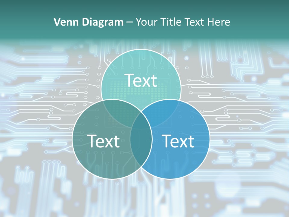 Futuristic Main Board Equipment PowerPoint Template