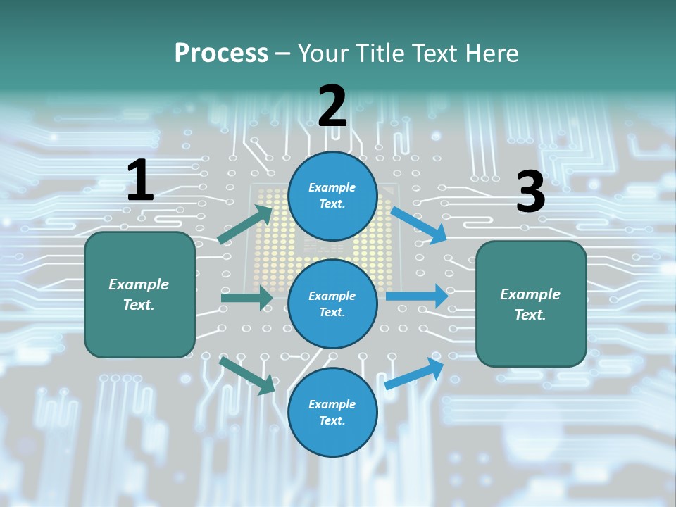 Futuristic Main Board Equipment PowerPoint Template