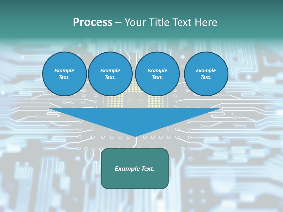 Futuristic Main Board Equipment PowerPoint Template