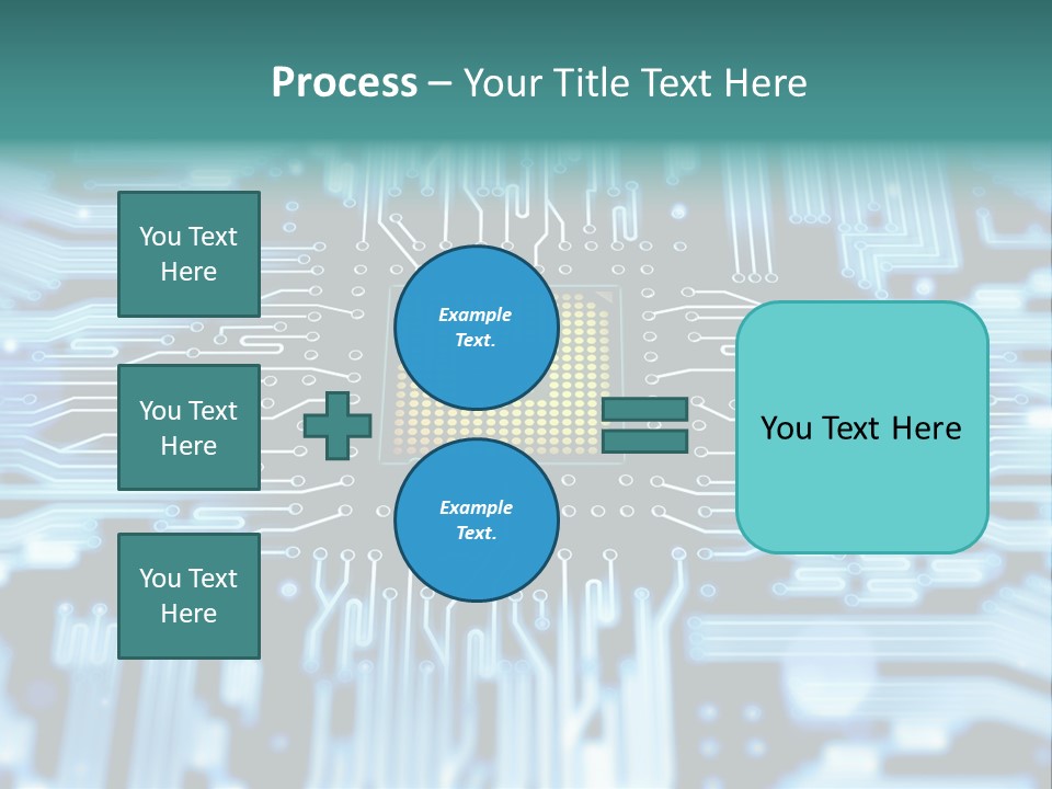 Futuristic Main Board Equipment PowerPoint Template