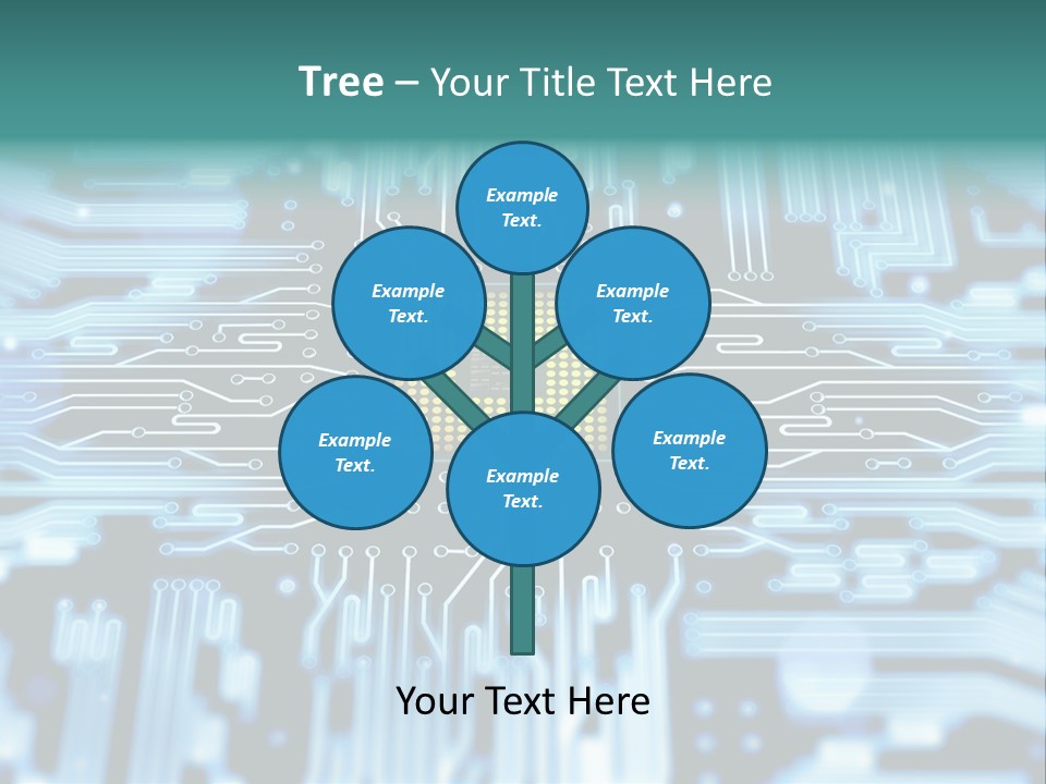 Futuristic Main Board Equipment PowerPoint Template