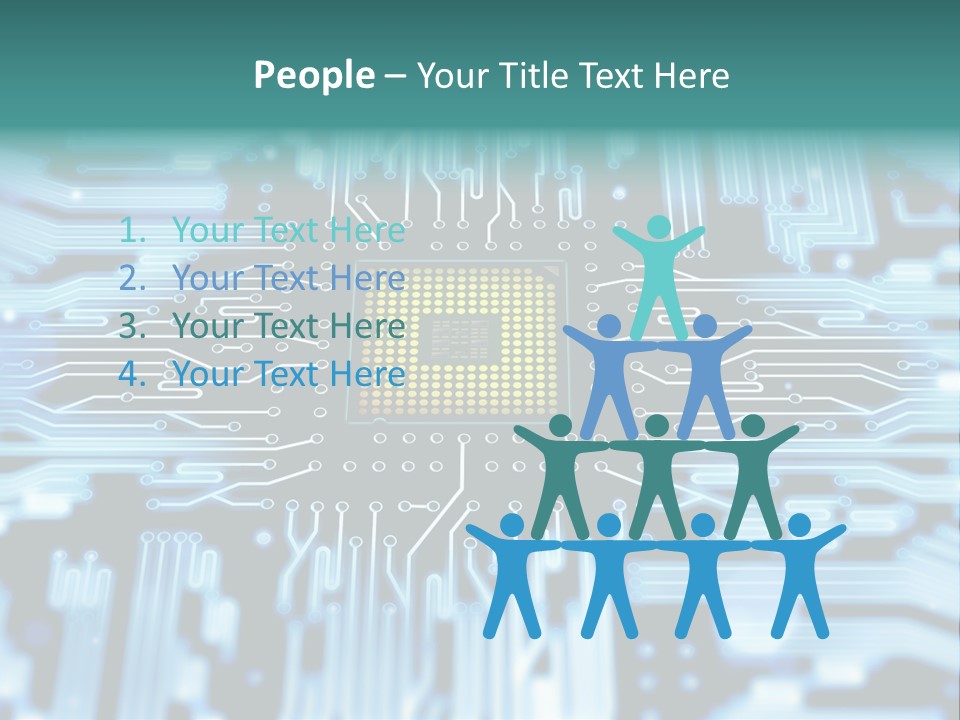 Futuristic Main Board Equipment PowerPoint Template